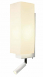 Valgusti seinale SLV Quadrass Spot, LED, 3000 &deg;K, 2 x 2 W, valge v.