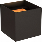 Valgusti seinale Lucide Axi 69200/06/30, LED, 2700 &deg;K, 2 x 7 W, must v., 10 x 10 cm
