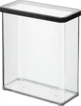 Kuivaine konteiner Rotho Loft, 3.2 l, l&auml;bipaistev v./must v.