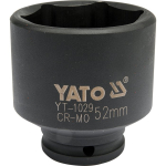 Kuusnurkne l&ouml;&ouml;gipistikupesa Yato YT-1029, HEX, 72 mm, 52 mm, 1/2"