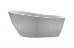 Vann, teisaldatav Besco Melody Glam, 170 cm x 80 cm x 72 cm, ovaalne, h&otilde;be