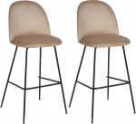 Toolide komplekt Beliani Arcola, beež v., 54 cm x 52 cm x 114 cm, 2 tk