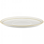 Serveerimistaldrik Ambition Aura Gold, 20.5 cm x 12.2 cm x 1.5 cm, kuldne v./valge v., portselan