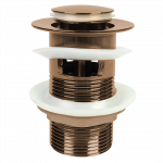 &Auml;ravoolus&uuml;steem vannitoavalamu jaoks Kuchinox, 80 mm, 62 mm, click clack-funktsioon, roosa kuld v.