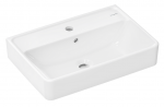 Vannitoa kraanikauss Hansgrohe Xanuia Q Compact, keraamiline, 55 cm x 37 cm x 17 cm, valge