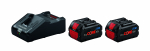 Aku ja laadija komplekt Bosch 2x ProCORE 18V 8.0Ah + GAL 18V-160 Professional, 18 V, li-ion, 8000.0 mAh
