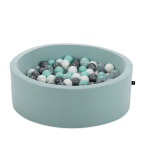 Pallimeri Kalune Design Bubble Pops, ⌀ 85 cm, 200 tk, valge v. m&uuml;nt (mint) v.