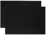 Lauamatt Homla Clasic 242222, 45 cm x 30 cm, 2 tk, Must v.
