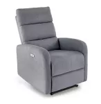 Allalastava seljatoega tugitoolid Leisure Furniture Carino, hall v., 95 cm x 75 cm x 107 cm