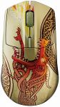 Juhtmevaba m&auml;nguhiir Steelseries Aerox 3 CS2 Dragon Lore, bluetooth / 2.4ghz, kuldne v.