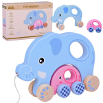 T&otilde;mmatav m&auml;nguasi, elevant Kids Toyland 2in1, 15 cm, sinine/roosa