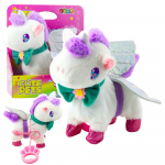 M&auml;nguloom &uuml;kssarvik Lean Toys Cute Pets, 24 cm, valge/violetne