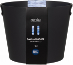 Saunakibu Rento 639416, alumiinium/silikoon, 16 l, 32.5 x 31.5 cm, hall v.