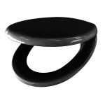 WC poti kaas Sepio 303, must v., 42.8 cm x 36.5 cm