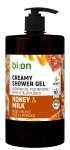 Kehapesugeel Bio Naturell Honey & Milk, 946 ml