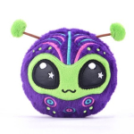 Pehme m&auml;nguasi Bouncibles Alien Zoggo, roheline v./violetne v., 8 cm