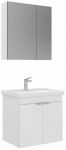 Vannitoa m&ouml;&ouml;bli komplekt Kalune Design Desna 60-946, valge matt v., 45 cm x 60 cm x 58 cm