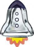 &Uuml;hekordne taldrik Party Deco Rocket 36504, 29.5 cm, 6 tk