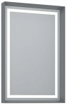 Peegel Kalune Design Craft, valgustusega, rippuv, 60 cm x 90 cm, matt grey v.