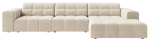 Nurgadiivan Cosmopolitan Design Chicago Bluvel 22, helebeež, parem, 167 x 294 cm x 78 cm