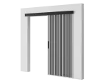 Uks ADRK Perion 96, sisel&uuml;kandustele, 205 cm x 96 cm, valge v./must v.