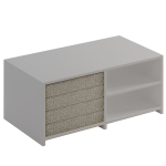 Kohvilaud Kalune Design Gord, valge v., 90 cm x 45 cm x 44.1 cm