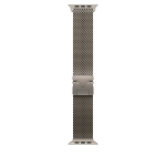 Kellarihm Apple Titanium Milanese Loop, 49 mm Small, natural v.
