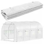 Kahjustatud pakendiga toode. Kasvuhoone kate Springos GT0009F, 4 m x 2.5 m x 2 m