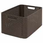 Hoiukast, esemete hoidmiseks Curver 205850, 30 l, pruun v., 43.6 x 32.6 x 23 cm