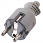 Pistik Electraline 55028 Male 2P+T 10/16A Rubber