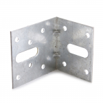 Kinnitusnurk Haushalt, 50 mm x 65 mm x 60 mm x 2 mm, 250 tk