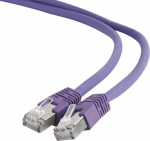 Juhe Gembird RJ-45 S/FTP Cat6A LSZH RJ-45 8P8C, RJ-45 8P8C, 1 m, violetne v.