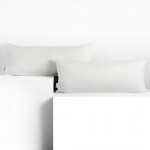Padjap&uuml;&uuml;r Restilo Amber, valge, 120 cm x 40 cm, 2 tk