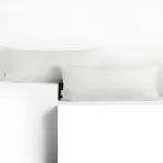 Padjap&uuml;&uuml;r Restilo Amber, valge v., 120 cm x 40 cm, 2 tk