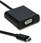 Adapter Qoltec USB 3.1 50376 USB Type-C, VGA Female, 0.23 m, must v.