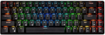 Juhtmevaba m&auml;nguklaviatuur Modecom Volcano Lanparty RGB Volcano Lanparty RGB Gateron Yellow, EN, must v.