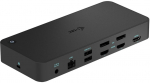 USB jaotur i-Tec CATRIPLEDOCKPDPRO, must v.