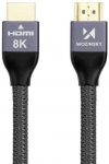 Kaabel Wozy Durable Silver WHDMI-30 HDMI 2.1, HDMI 2.1, 3 m, h&otilde;be v.