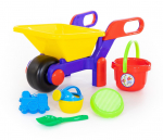 Liivakasti m&auml;nguasjade komplekt Polesie Sand Playset, mitmev&auml;rviline, 6 tk