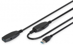 Kaabel Digitus USB male - USB female DA-73107 USB male, USB female, 20 m, must v.