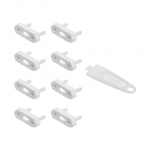 Lastekaitse BabyOno Electrical Socket Safety, valge v., 8 tk