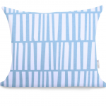 Dekoratiivpadjap&uuml;&uuml;r Restilo Ducato Clarissa, sinine/valge/mitmev&auml;rviline, 60 cm x 50 cm, 2 tk