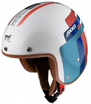 Mootorratta kiiver Axxis Hornet SV Old Style, M, sinine/valge/punane