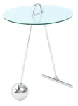 Kohvilaud Kayoom Pendulum 525, valge v./h&otilde;be v., 46 cm x 46 cm x 60 cm