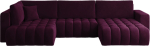 Nurgadiivan Bonito Velvetmat 25, s&uuml;gavlilla v., parem, 170 x 340 cm x 92 cm