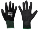T&ouml;&ouml;kindad s&otilde;rmikud Pure Black Pro, t&auml;iskasvanutele, must/roheline, 9, 6 tk