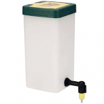 N&auml;riliste jootmiskauss Bottle With Lid, 8 cm x 9 cm x 18 cm, 1 l, valge v./roheline v.