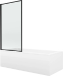 Vann seinaga, teisaldatav Mexen Cubik, 160 cm x 70 cm x 41.5 cm, ristk&uuml;lik, valge
