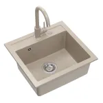 K&ouml;&ouml;givalamu Quadron Johnny 110, graniit, 50 cm x 47 cm x 18.5 cm, liivakarva pruun v.