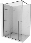 Du&scaron;isein Mexen Kioto Walk-In, 110 cm x 200 cm, must